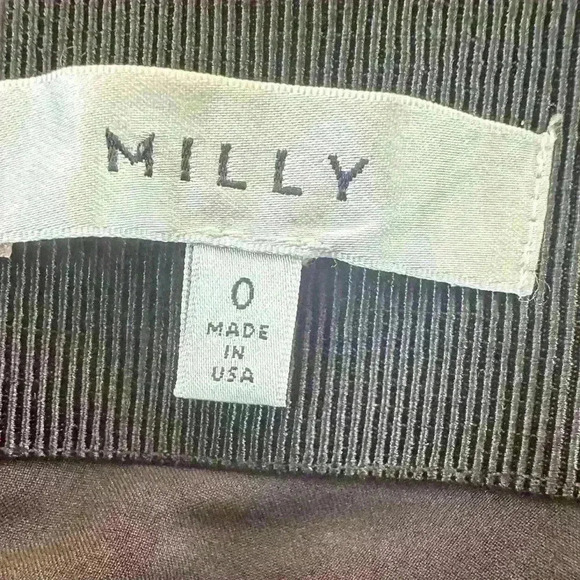 Milly “Erin” Pink Circle Skirt With Black Waist Band Size 0 EUC! - Picture 6 of 6